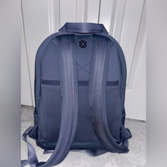 Dagne Dover Dakota Neoprene Backpack Navy Blue Travel Work Gym Bag OS - Picture 3 of 4